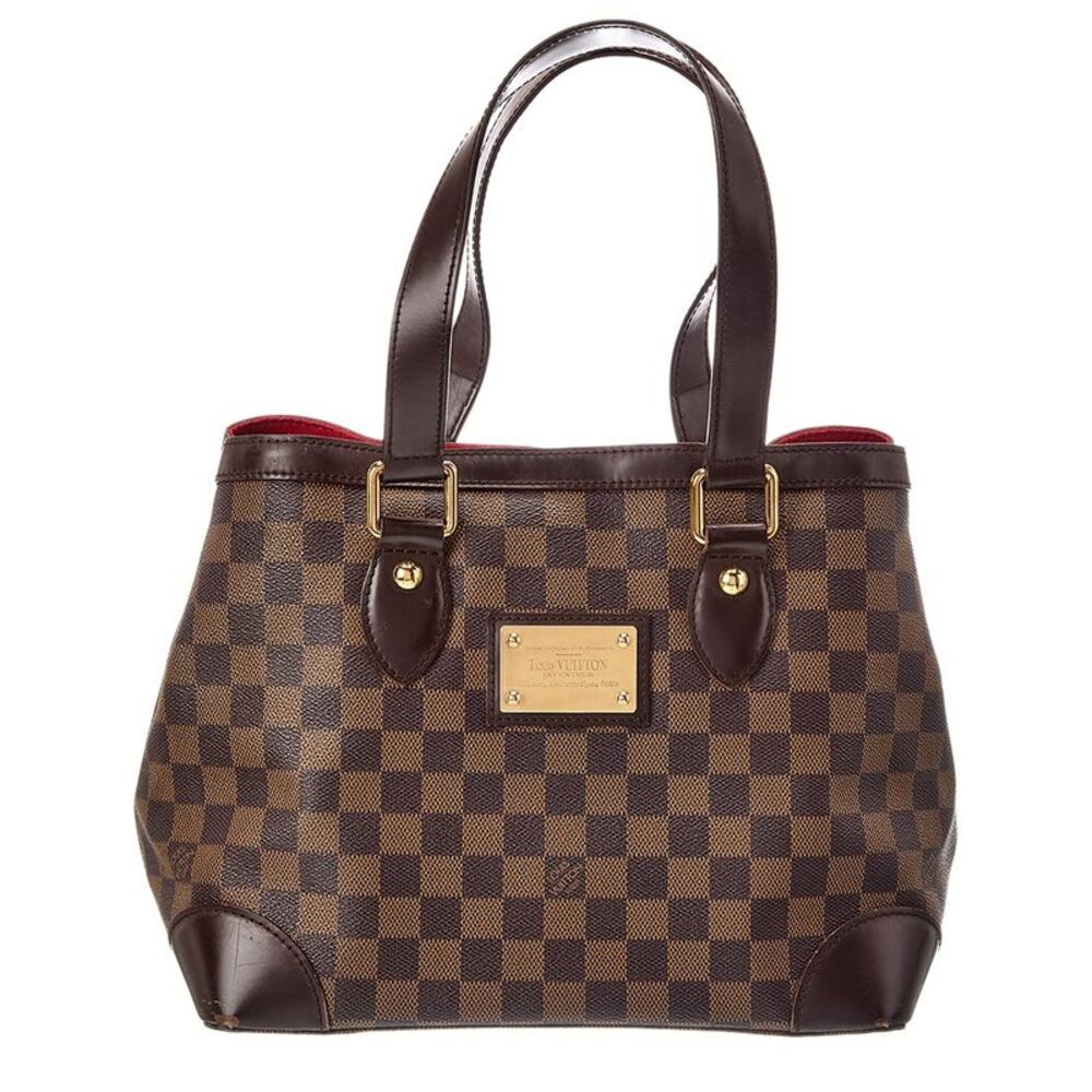 Louis Vuitton Brown Damier Ebene Coated Canvas Hampstead Pm (Authentic